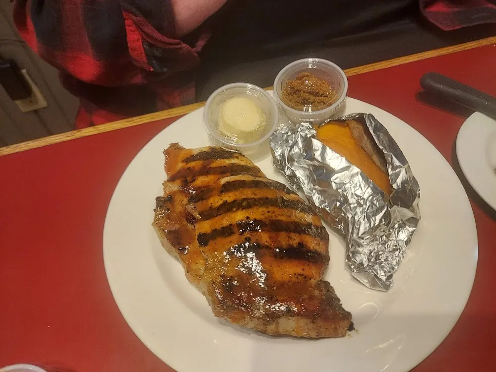 Glazed Pork Chop& Sweet Potato